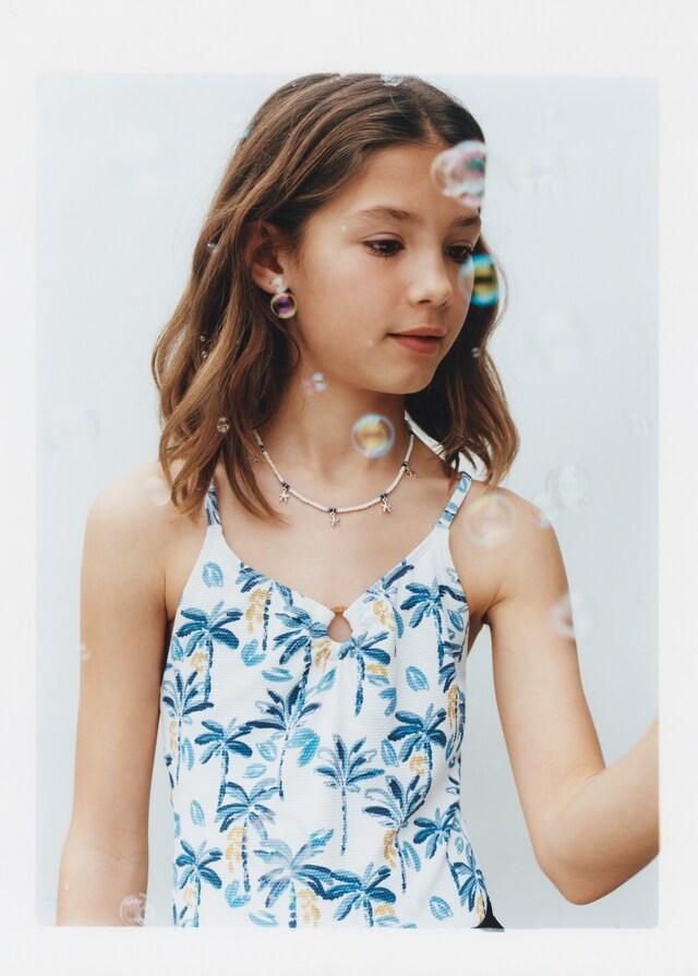 Mango Costume Stampa Tropicale