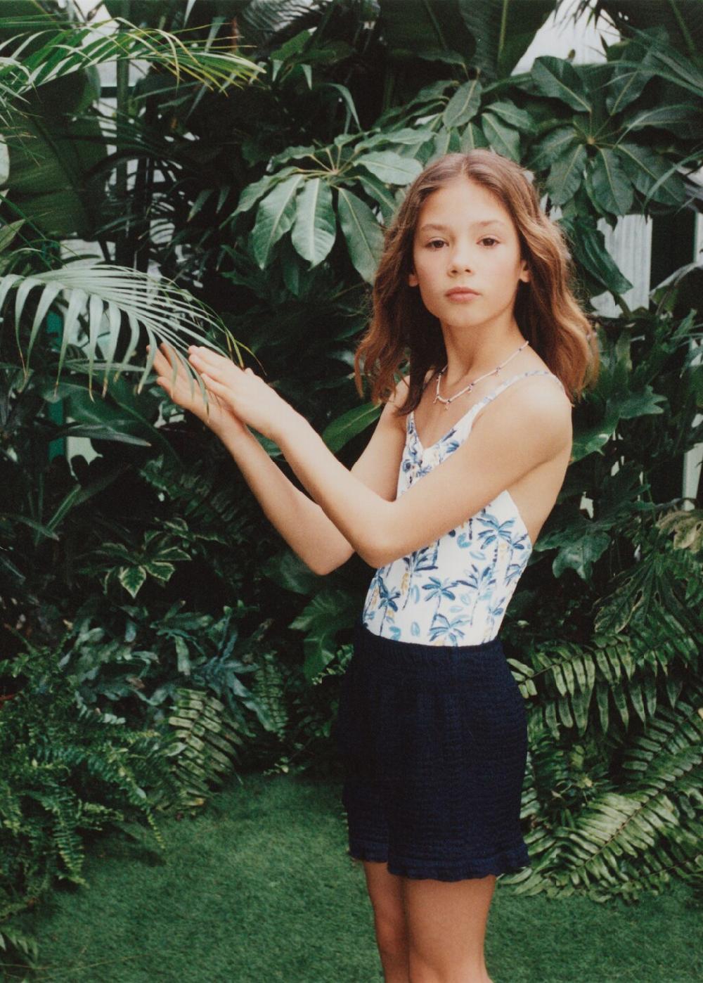 Mango Costume stampa tropicale