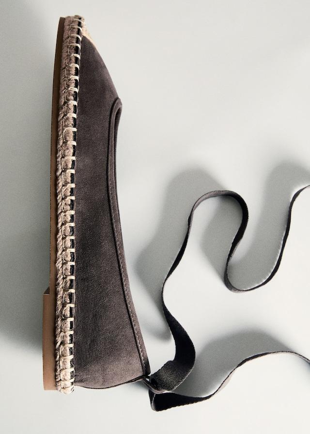 Mango Espadrillas Cotone Lacci