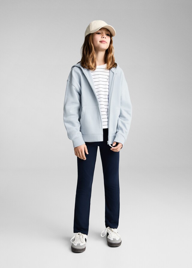 Mango Felpa Aperta Cappuccio