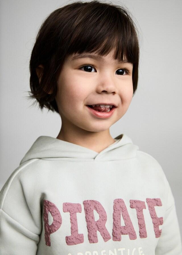 Mango Felpa Cappuccio Messaggio