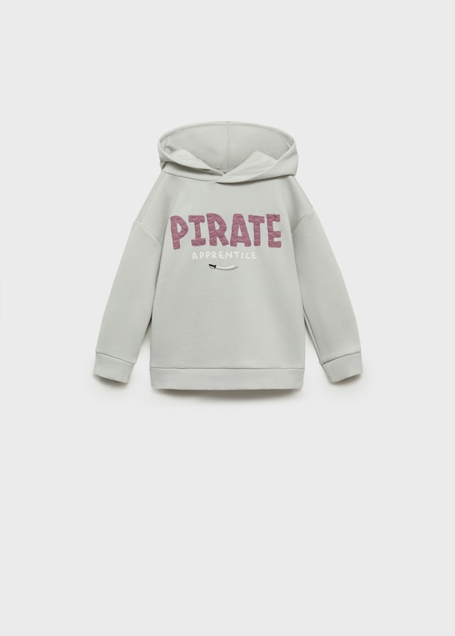 Mango Felpa Cappuccio Messaggio