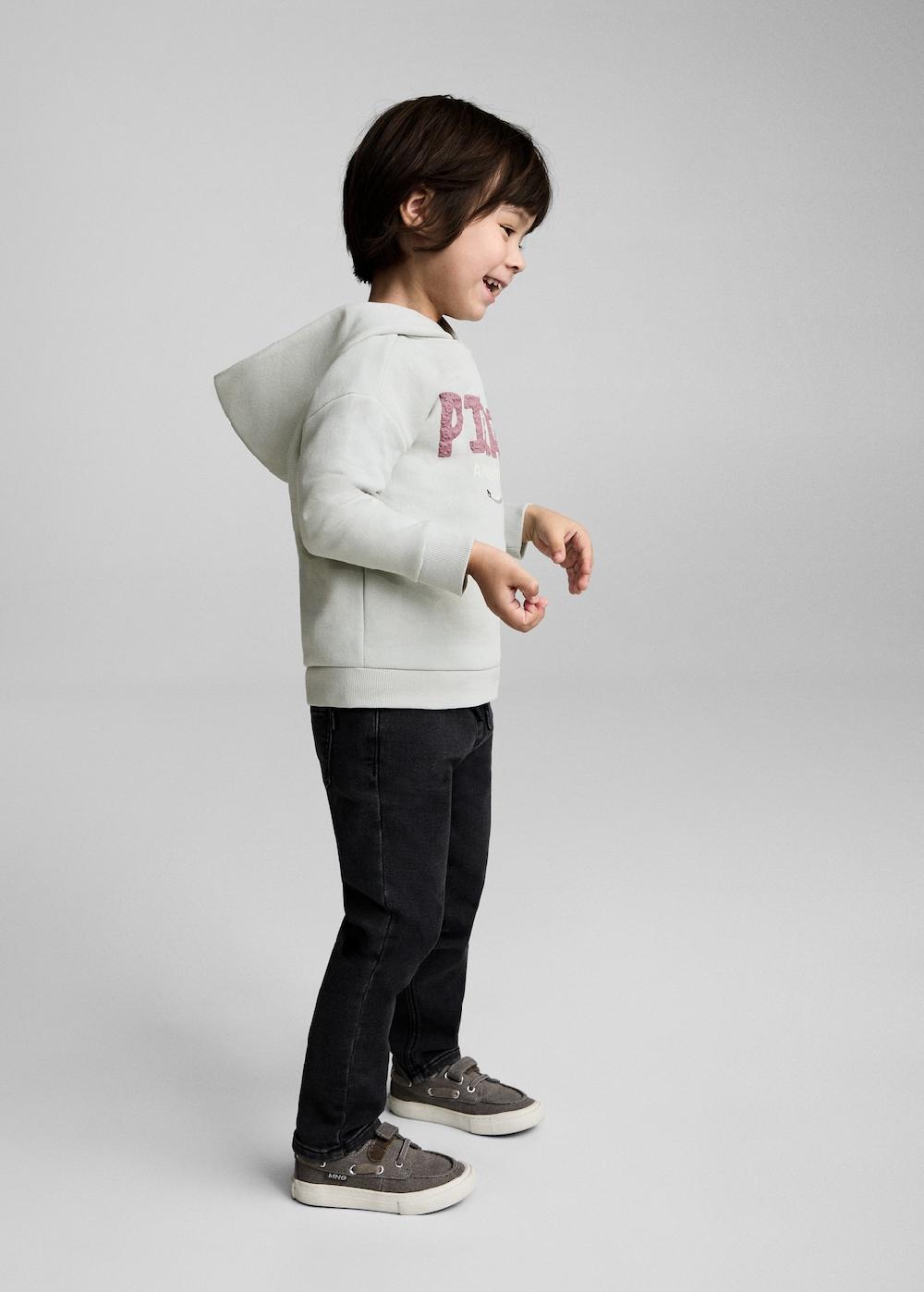 Mango Felpa cappuccio messaggio