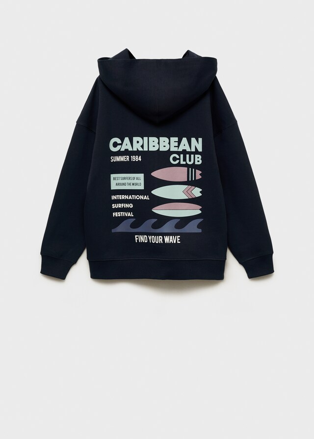 Mango Felpa Cappuccio Zip