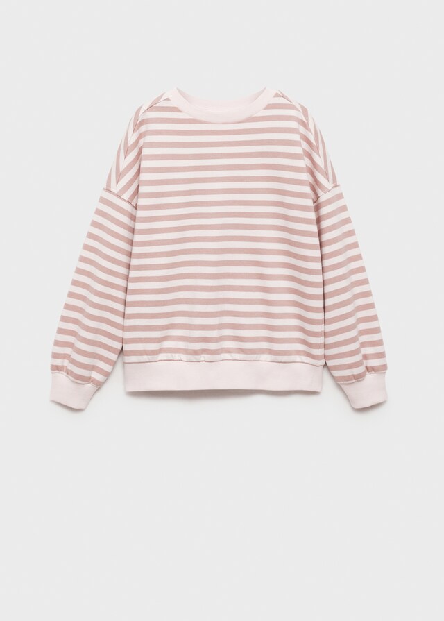 Mango Felpa Cotone Righe