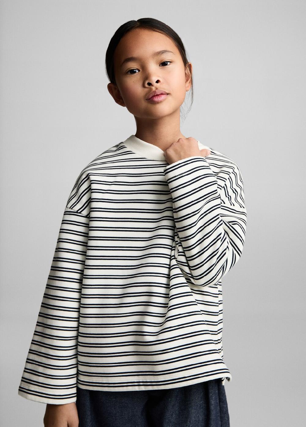 Mango Felpa cotone righe