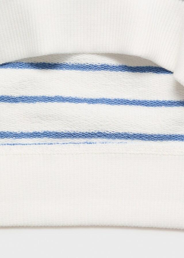 Mango Felpa Cotone Righe