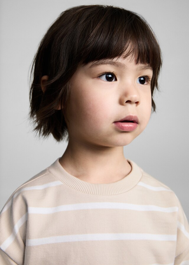 Mango Felpa Cotone Righe