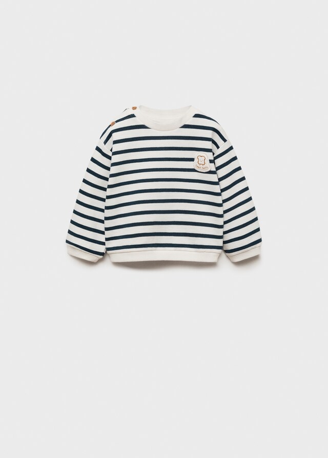 Mango Felpa Cotone Righe