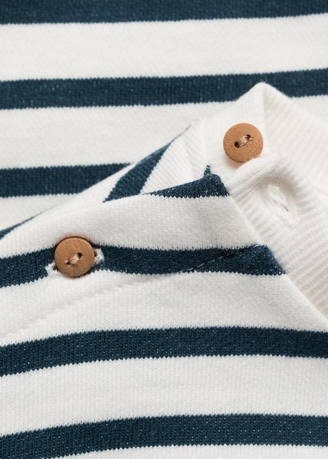 Mango Felpa Cotone Righe