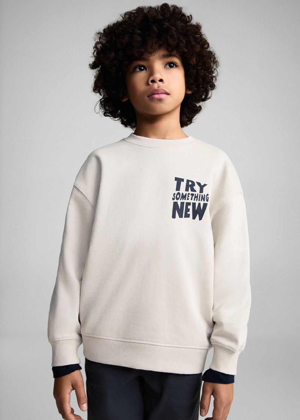 Mango Felpa cotone stampata