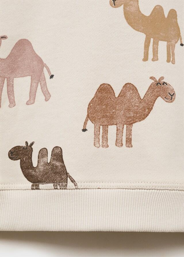 Mango Felpa Cotone Stampata