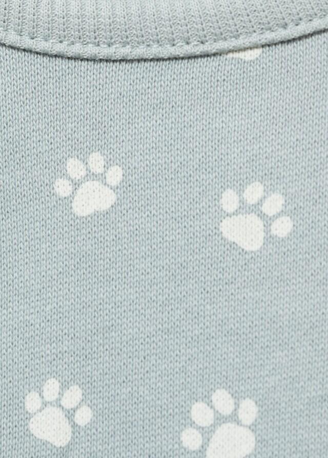 Mango Felpa Cotone Stampata