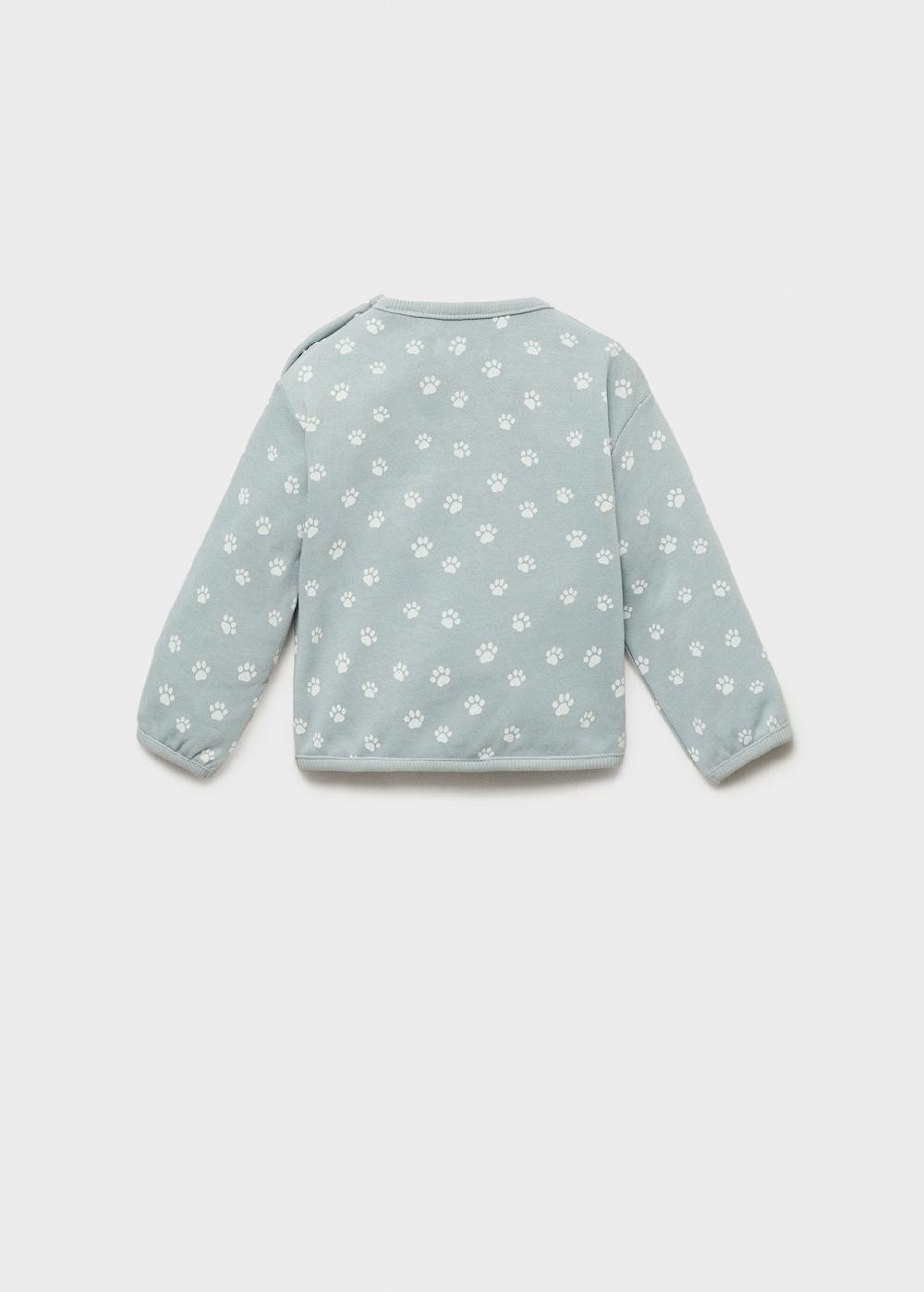 Mango Felpa cotone stampata