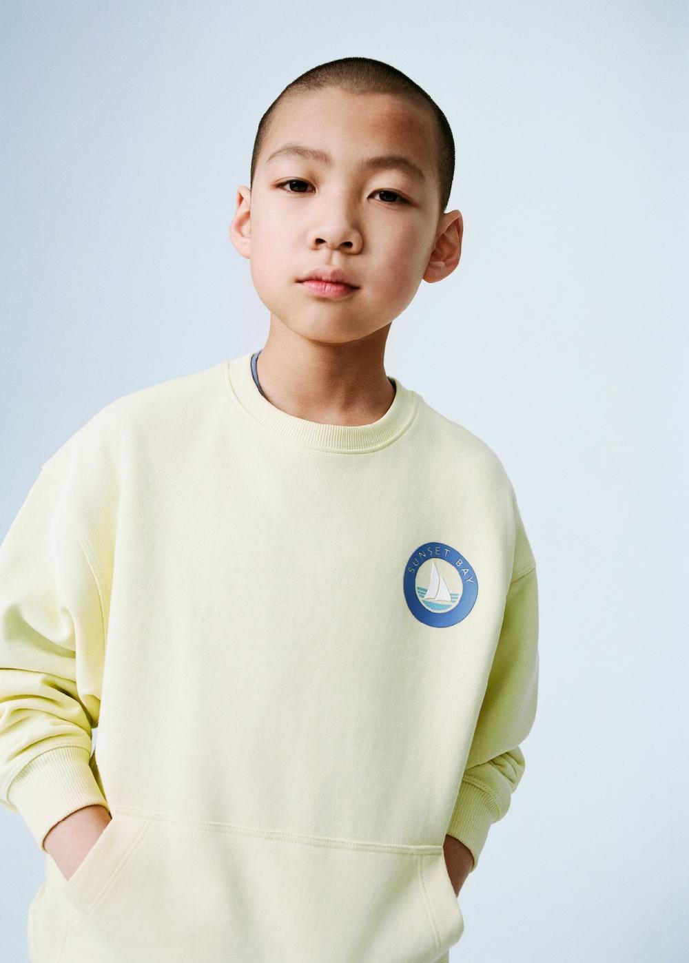 Mango Felpa cotone stampato