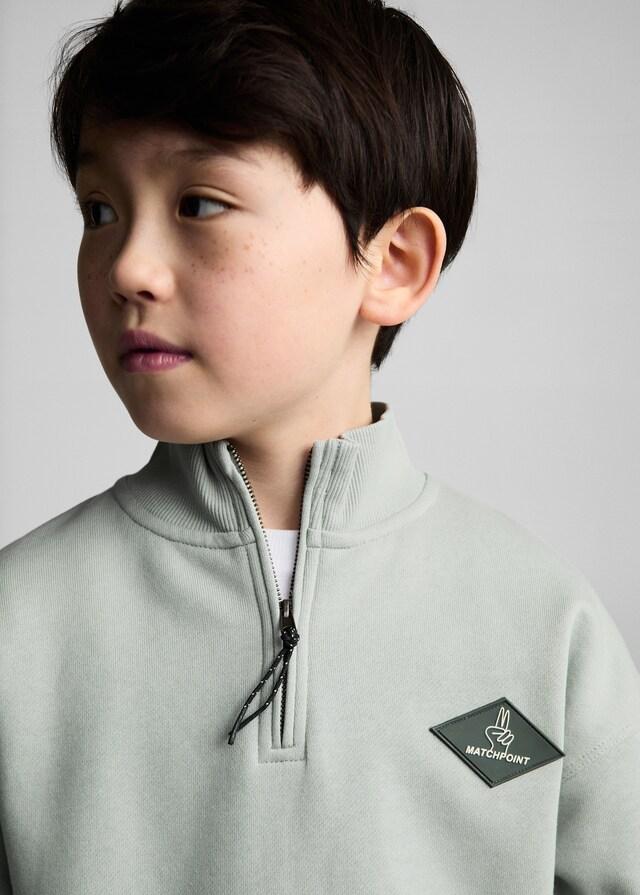 Mango Felpa Cotone Zip