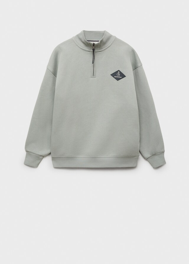 Mango Felpa Cotone Zip