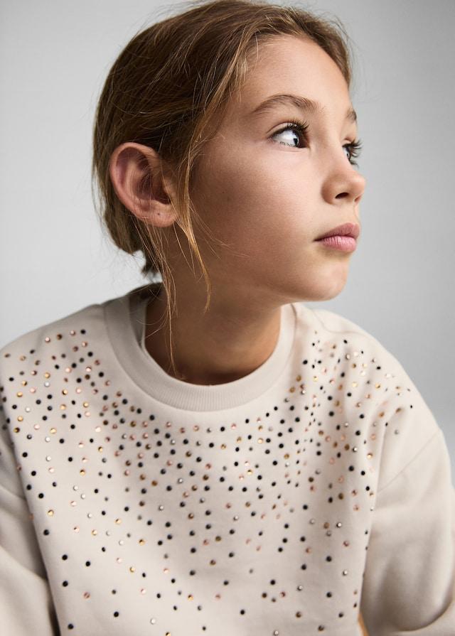 Mango Felpa Dettaglio Perline