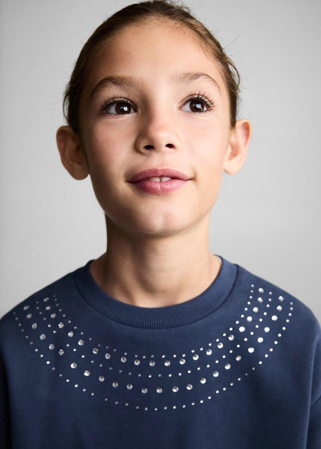 Mango Felpa Dettaglio Perline