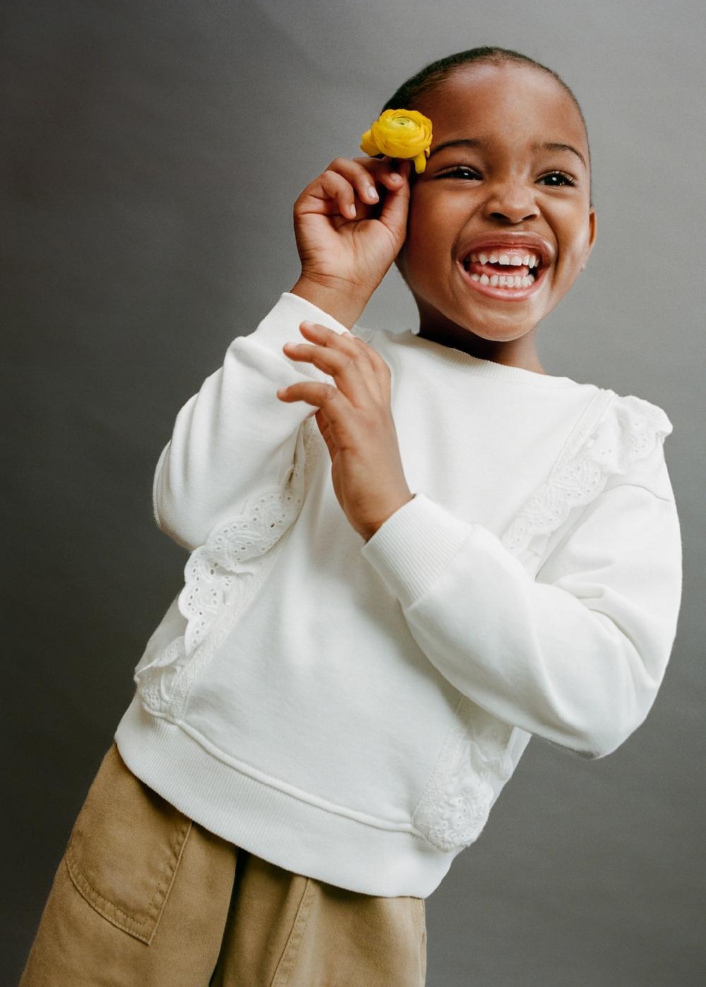 Mango Felpa dettaglio volant