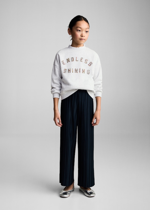 Mango Felpa Messaggio Rilievo