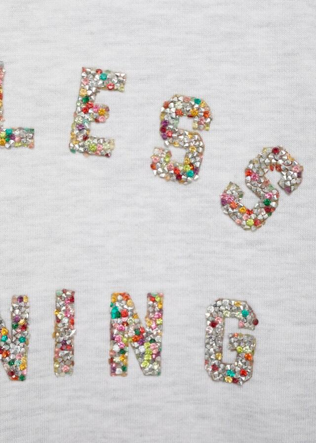 Mango Felpa Messaggio Rilievo