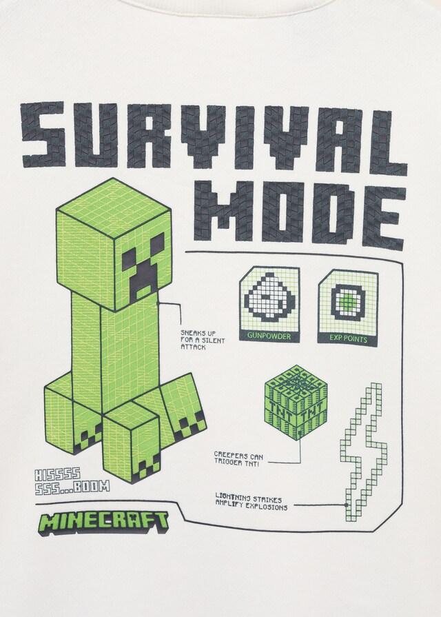 Mango Felpa Minecraft