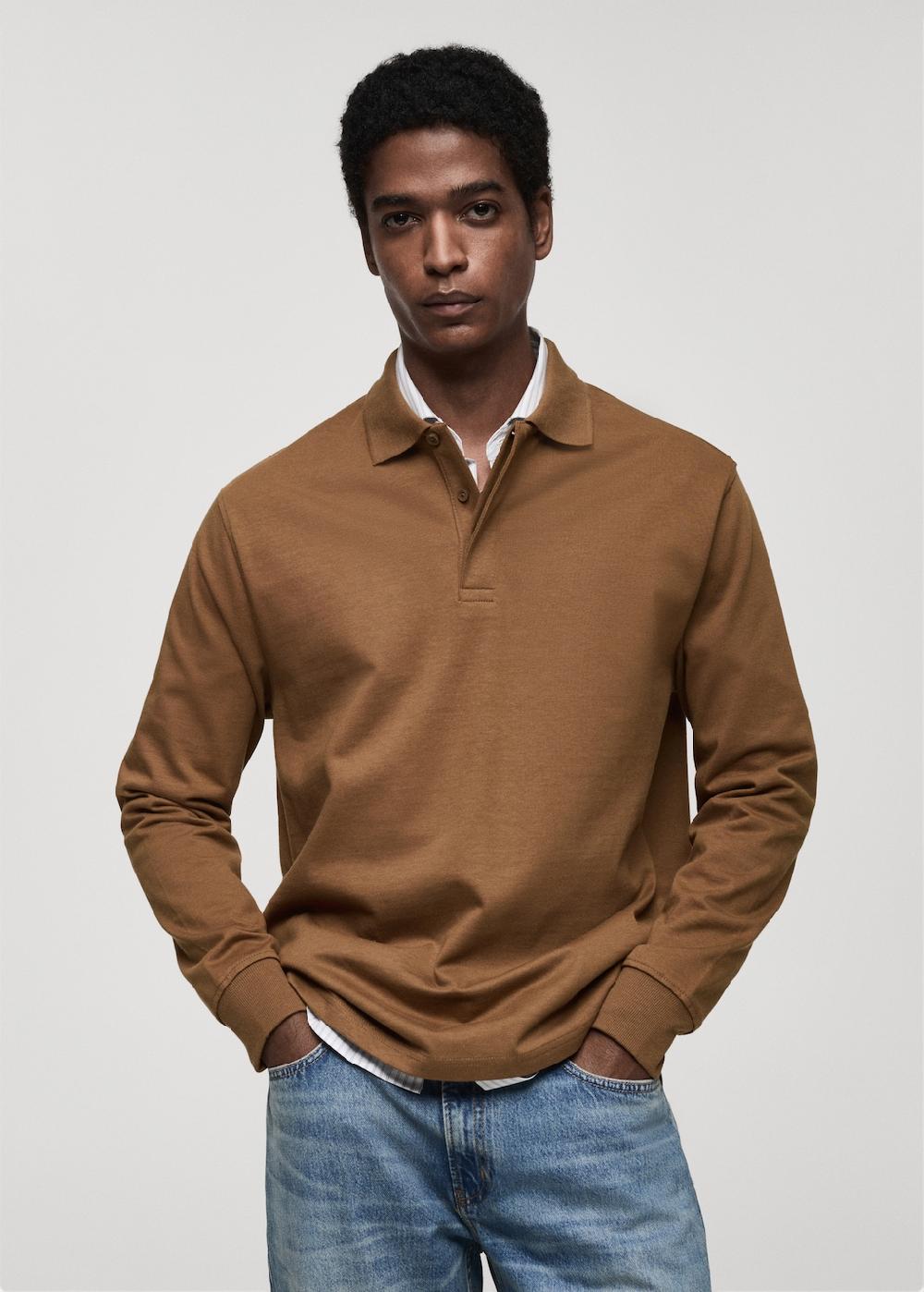 Mango Felpa polo 100% cotone