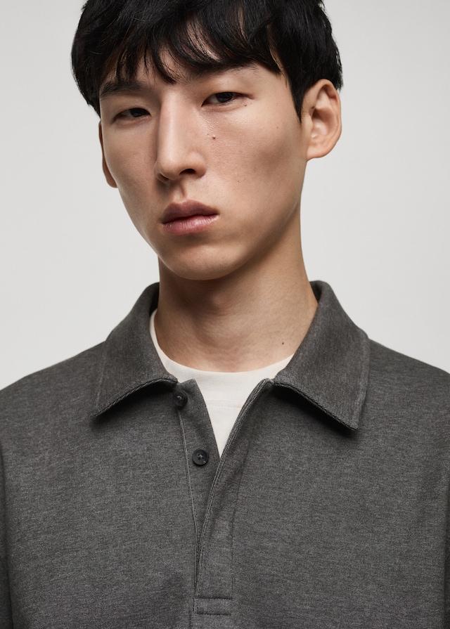 Mango Felpa Polo Dettaglio Ricamato