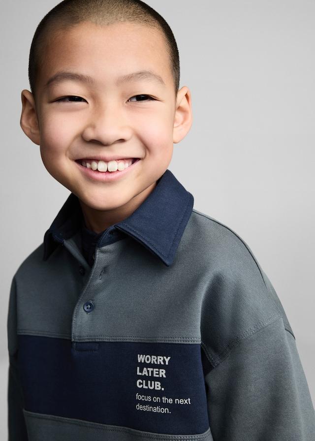 Mango Felpa Polo Righe