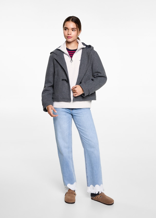 Mango Felpa Rete Messaggio