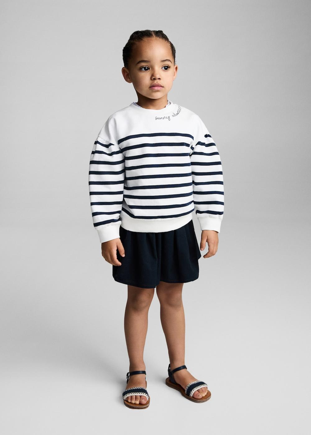 Mango Felpa righe messaggio