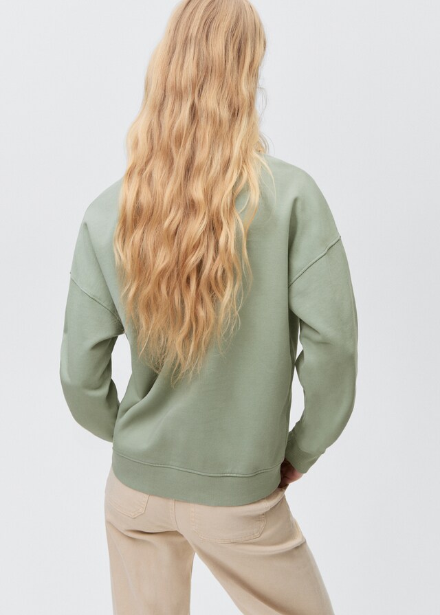 Mango Felpa Scritta Stampata