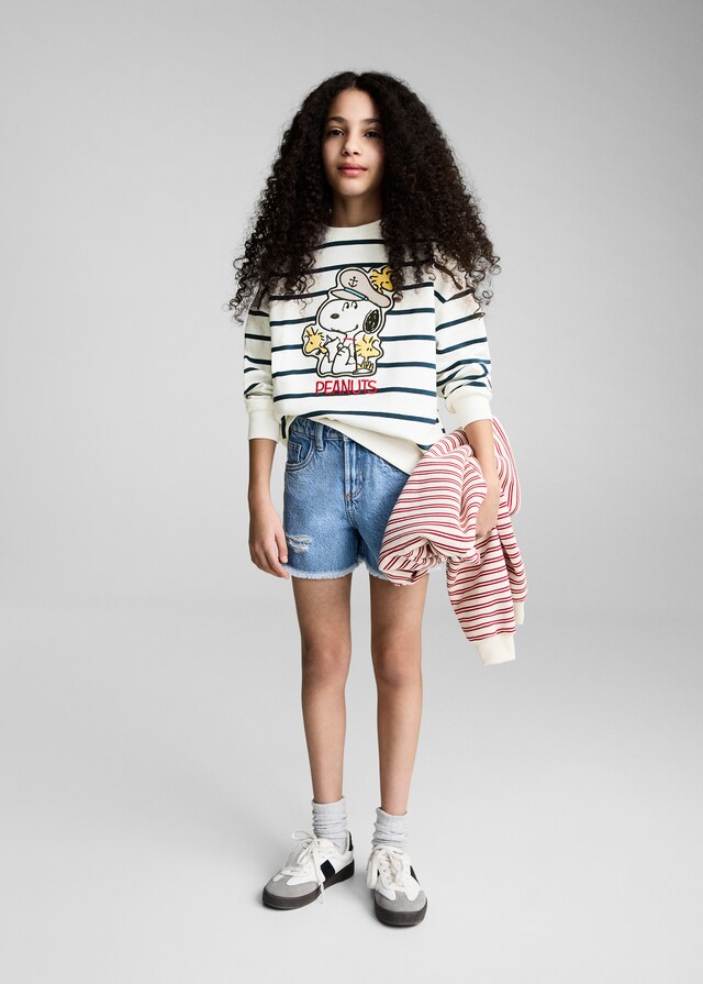 Mango Felpa Snoopy Cotone