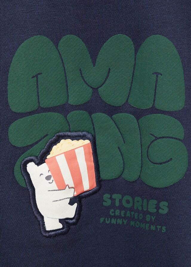 Mango Felpa Stampa Rilievo