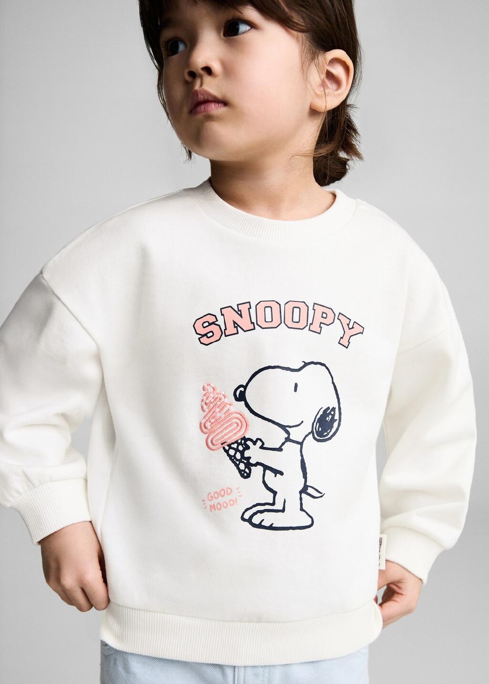 Mango Felpa stampa Snoopy