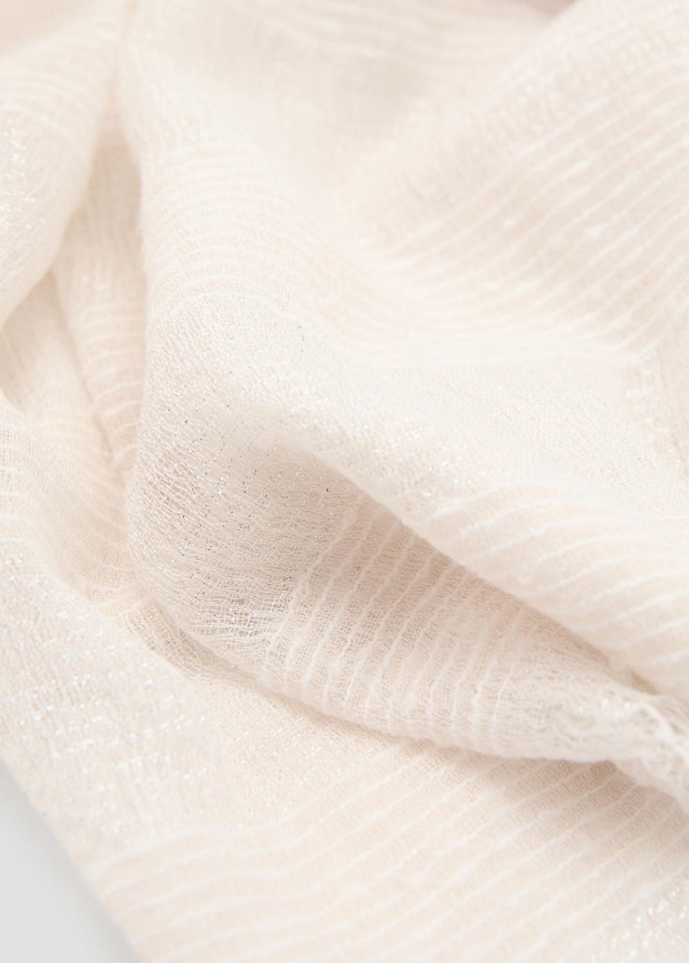 Mango Foulard bordi sfilacciati