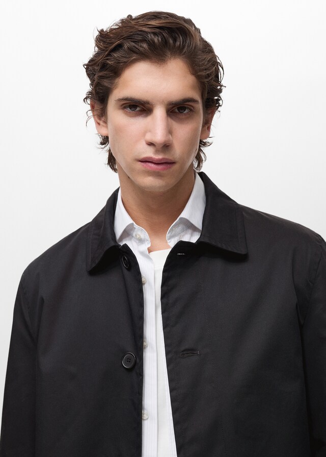 Mango Gabardina Cotone Water Repellent