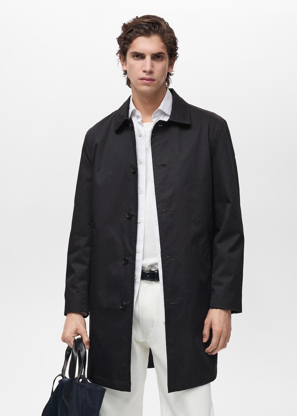 Mango Gabardina cotone water repellent