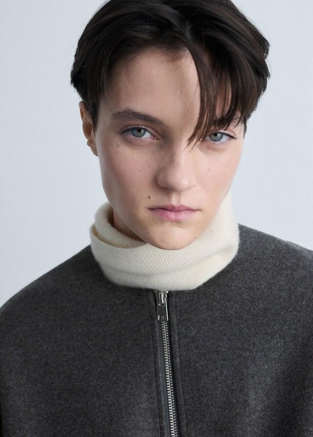 Mango Giacca Bomber Increspata