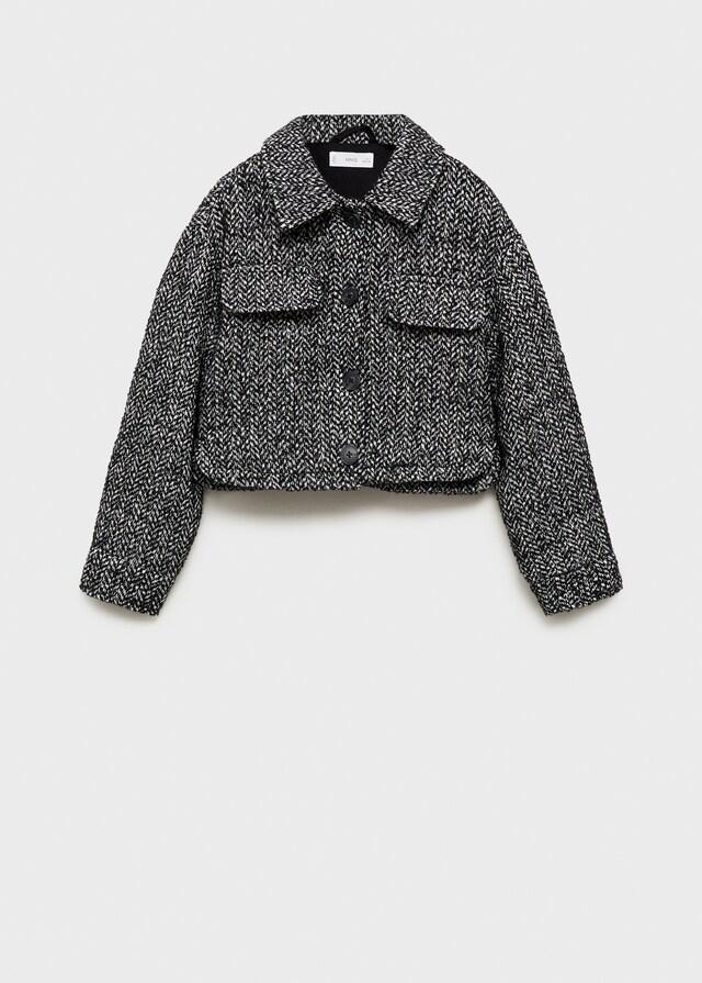 Mango Giacca Crop Spigata