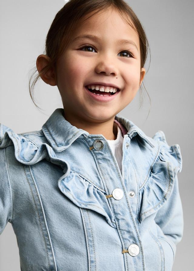 Mango Giacca Denim Volant