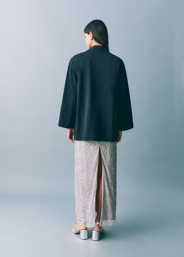 Mango Giacca Kimono Bambula
