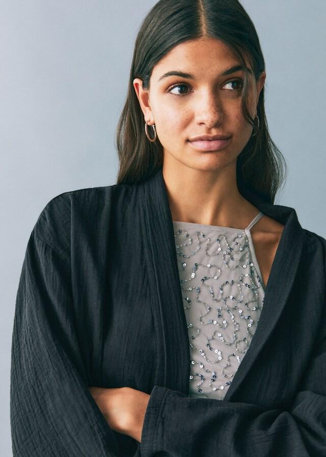 Mango Giacca Kimono Bambula