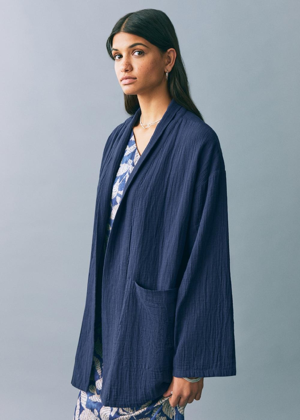 Mango Giacca kimono bambula