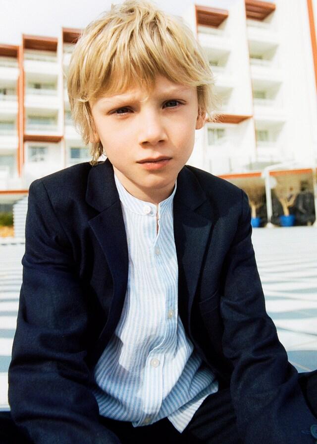 Mango Giacca Lino Bottoni