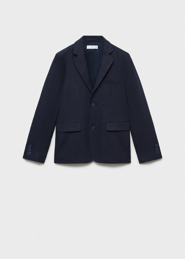 Mango Giacca Lino Bottoni