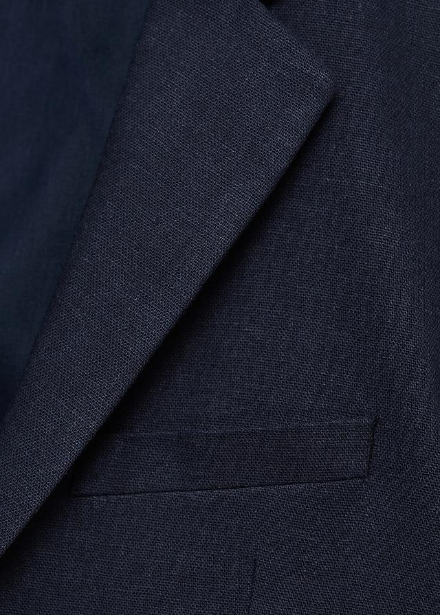 Mango Giacca Lino Bottoni