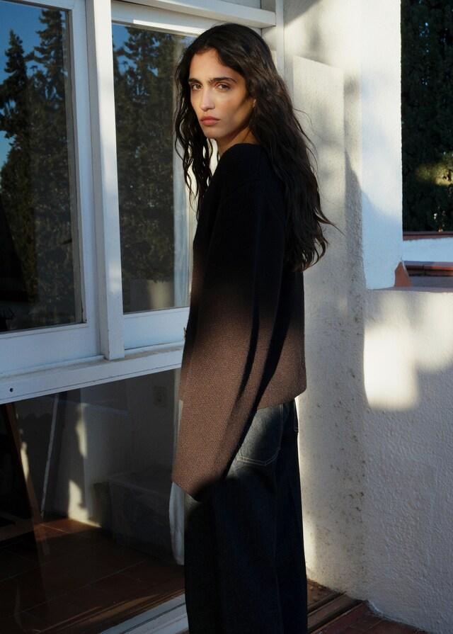 Mango Giacca Maglia Bottoni Gioiello