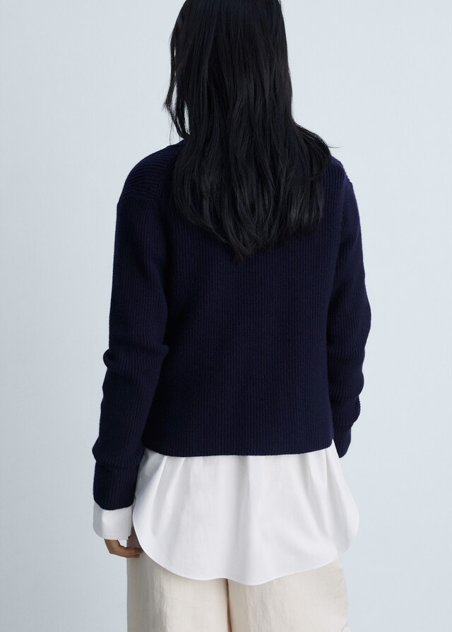 Mango Giacca Maglia Doppia Abbottonatura